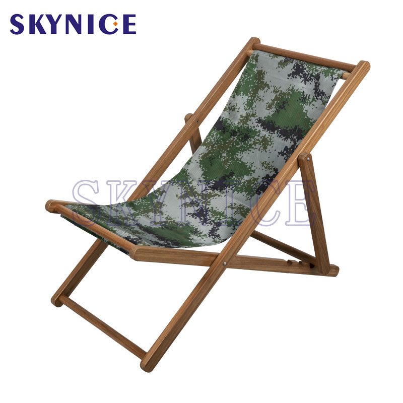 Chaise longue en bois