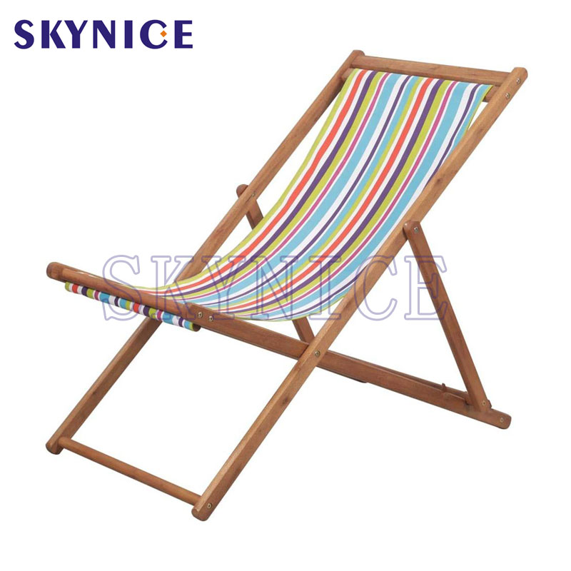 Traditional pliable Wood Room chair Jardin plage