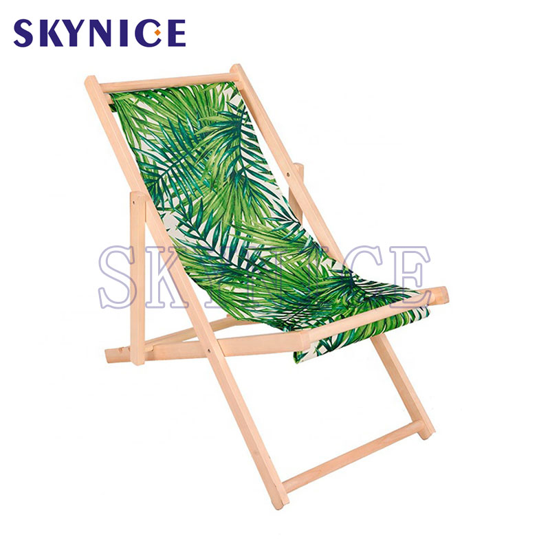 Chaise de plage en bois