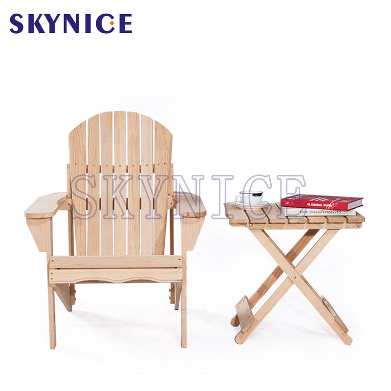 Chaise adillandac en bois (avec table)